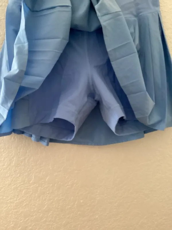 Lululemon Side-Pleat High-Rise Tennis Skirt Blue - Image 5