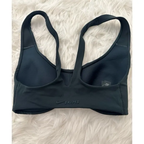 Nike Skims Matte Shaped Bottom Scoop Bra Dark Teal Size XS - Image 8
