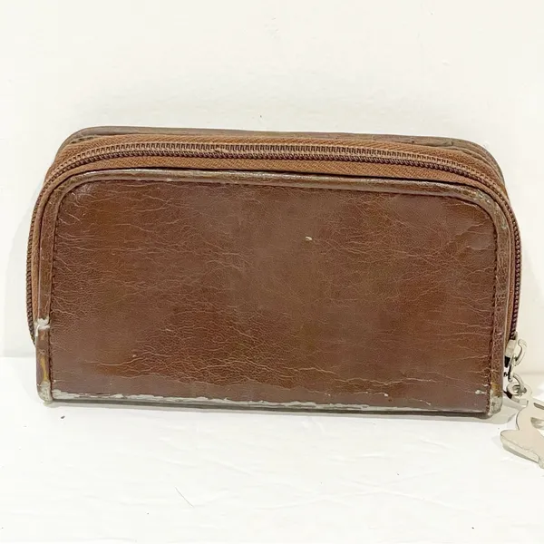 Baby Phat Vintage Y2K Brown‎ Studded Full Zip Multi Card Wallet - Image 5