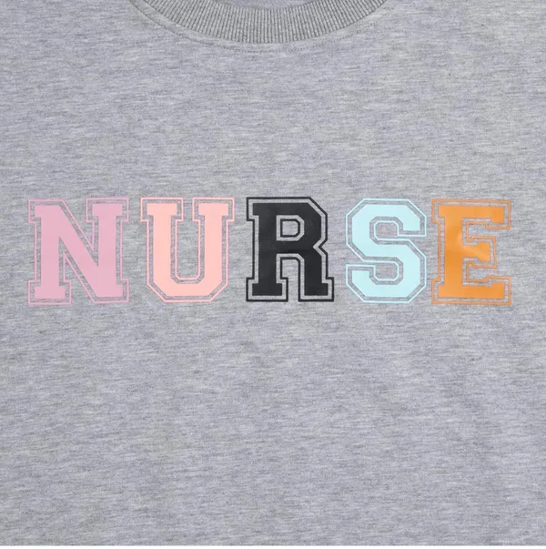 Nurse Sweatshirt Gray Size L - Image 2