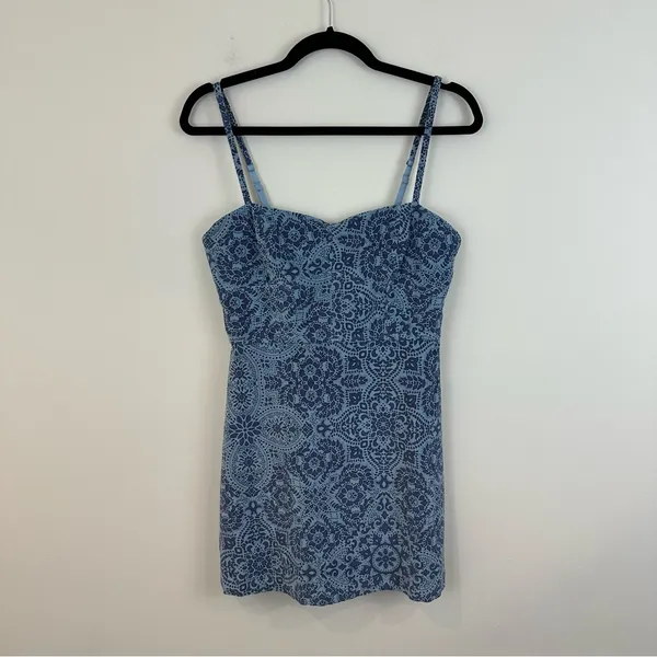 Urban Outfitters UO After All Corduroy Bustier Dress Velvet Size Medium - Image 2