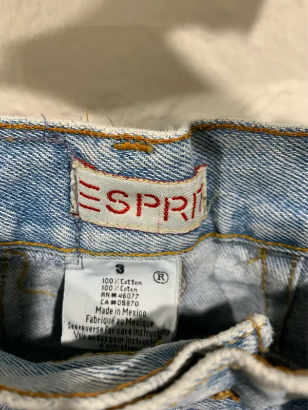 Esprit Vintage High Rise Denim Short Shorts - Image 5