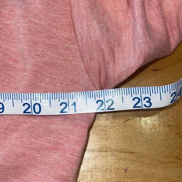 Athleta Apollo Mock Crewneck Sweatshirt Conch Pink Heather Size Small‎ - Image 12
