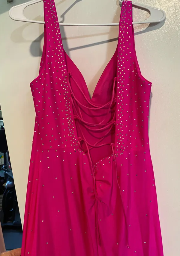 Prom Or Homecoming Dress Pink Size 10 - Image 4