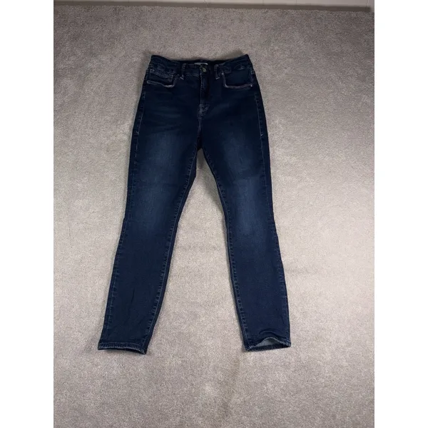 good american good legs cropped high rise skinny jeans 8/29 - Image 2