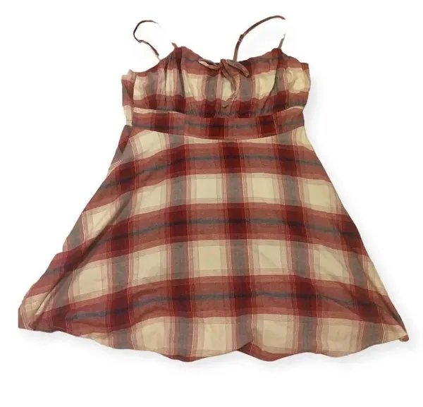 Forever 21 Plaid Sleeveless Babydoll Dress - Image 2