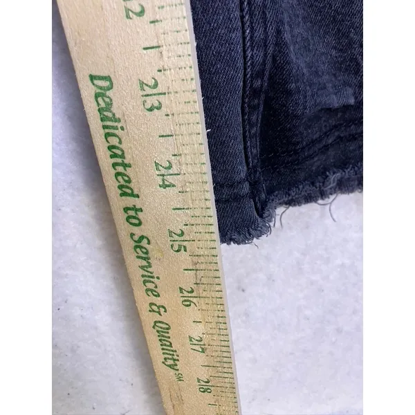 Rails The Getty Crop Womens Size‎ 27 Black Patchwork High Rise Wide Leg Jeans - Image 6