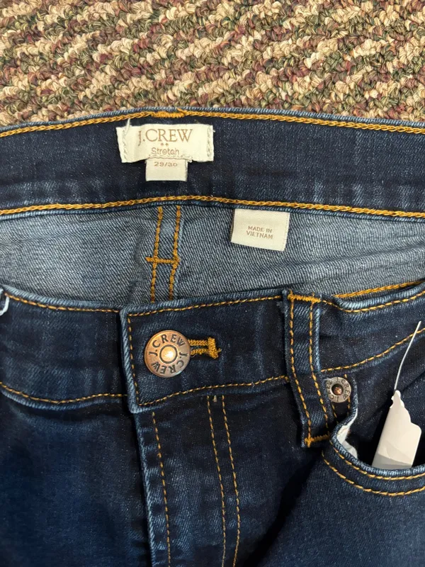 Crew Dark Wash Skinny Jeans Size 29/30 - Image 2