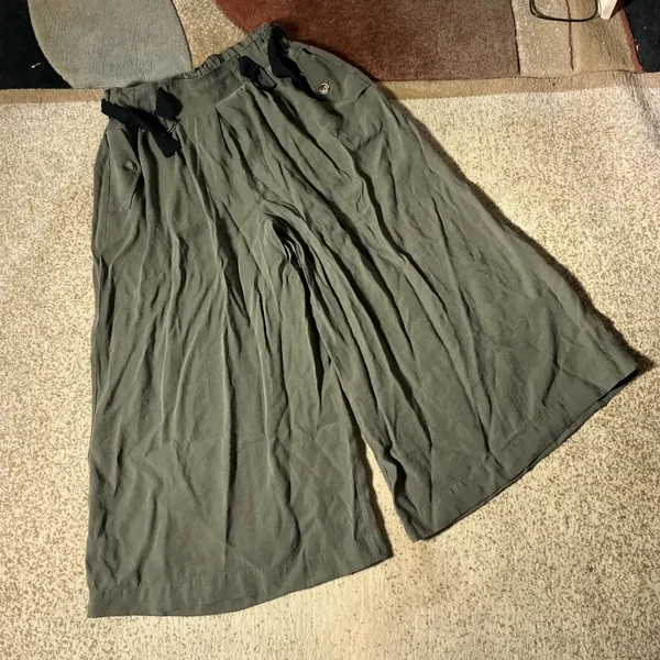 Anthropologie Gorpcore Wide Leg Utility Minimalist Women's Pants XS OB1922744 - Image 2