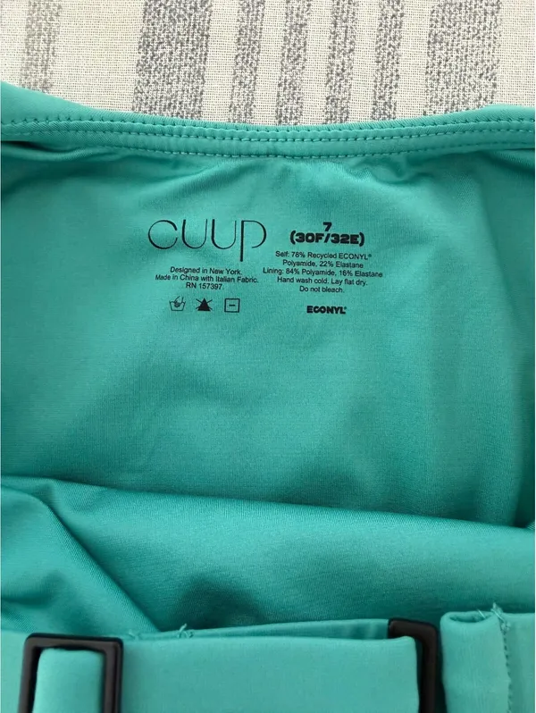 Cuup The Scoop One Piece Swimsuit Tide Size 7 or 30F / 32E Coastal Vacation - Image 4