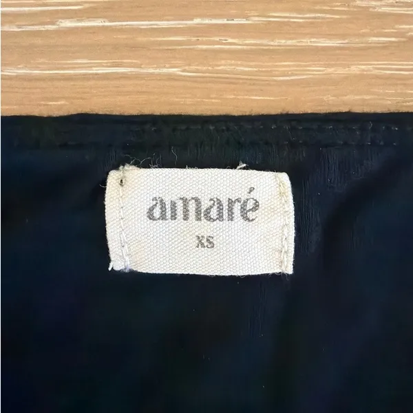 Amaré Tube Top Bamboo Alaia Size XS Black - Image 2