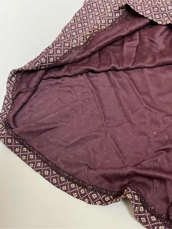 J. Crew Women’s Brown Diamond Pattern Skirt - Size Small - EUC - Image 3