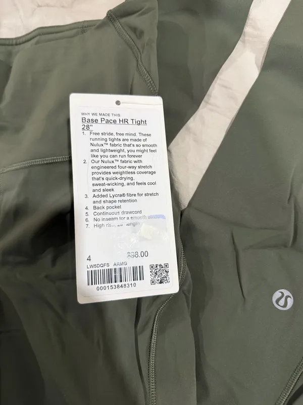 Lululemon Leggings olive green - Image 4