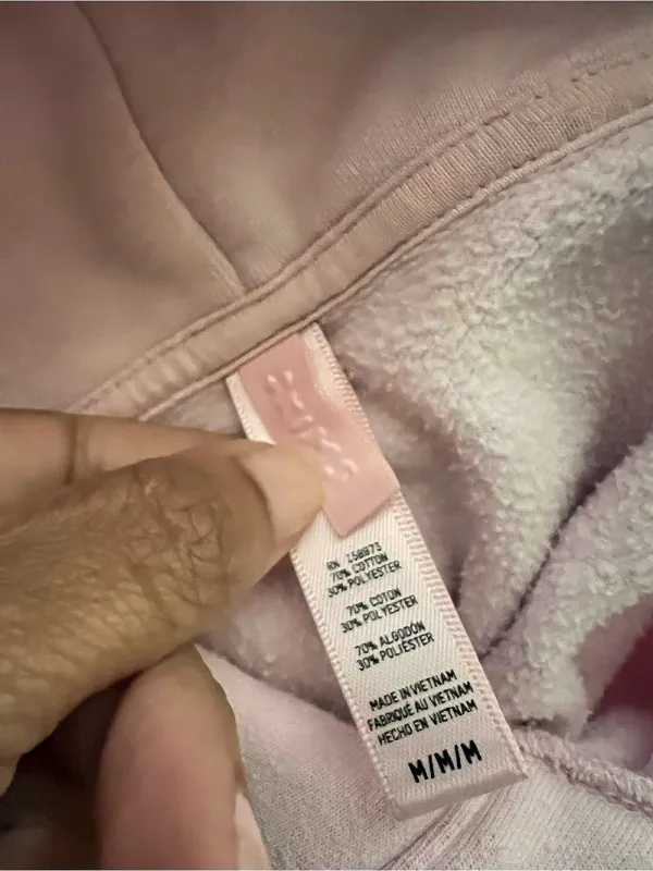Skims Pink Pullover Hoodie - Image 5