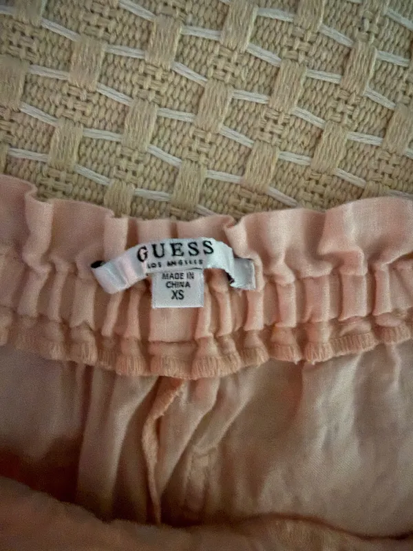 Guess Light Pink Drawstring Jogger Pants - Image 3