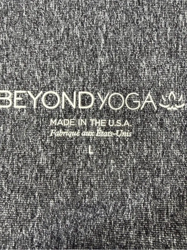 Beyond Yoga Alloy Ombre Leggings L Gray Rose Gold Metallic High Rise NWOT - Image 8