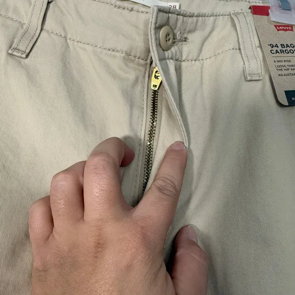 Levi's9 94' Baggy Cargo Pants, Safari- Tan, 28x30 - Image 8