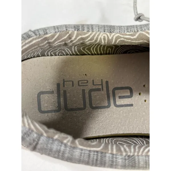 Hey Dude Wally Women's Grey Shoes/Slip-ons Size 5 SKU 5834 - Image 6