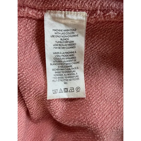 Free People We The Free Clean‎ Prep Polo Pink/Rose Women's Size Medium - Image 9