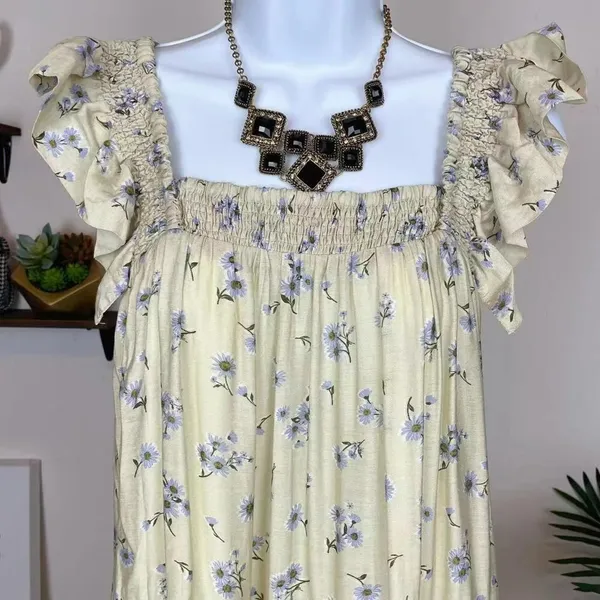 MOON RIVER Floral Printed Maxi Dress Size Small NWT - Image 3