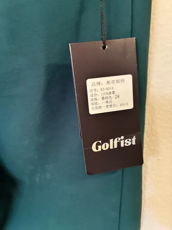 Womens pants golfs Size 28 Green - Image 4