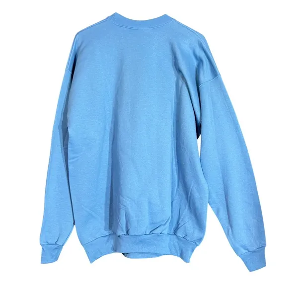 New Vintage M&C Sportswear Womens Size Large Blue Sweatshirt Patriotic Patchwork - Image 3