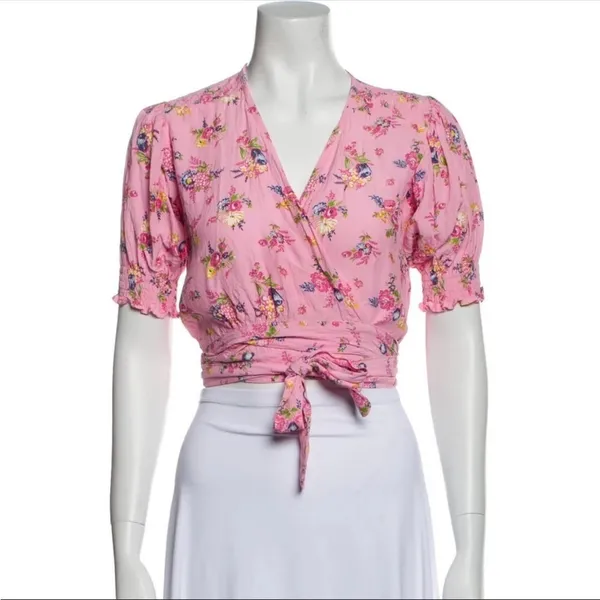 La Colle Top in Pink Juliette Floral FAITHFULL THE BRAND revolve - Image 2