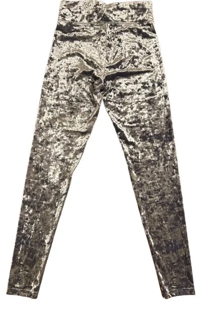 Aerie Blue Crushed Velvet Leggings - Image 3