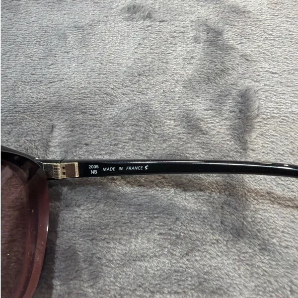 Balenciaga prescription Sunglasses Black Blue BB Logo Butterfly Vintage 2035 NB - Image 4