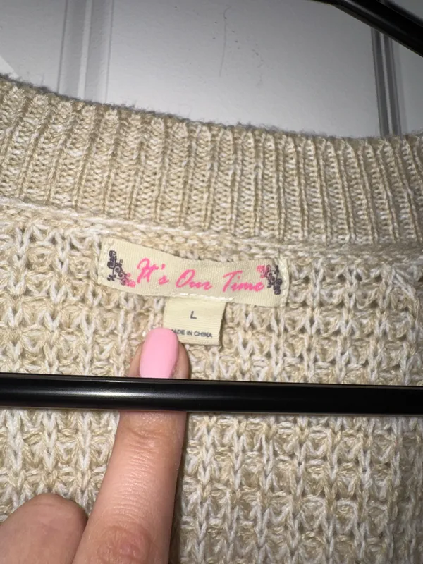 It’s Our Time Knit Sweater Oversized - Image 3