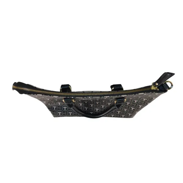 Tommy Hilfiger Monogram‎ Satchel Tote Bag – Brown/Black - Image 10
