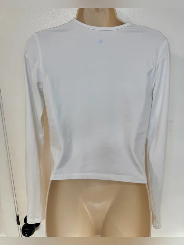 Lot of 2 CRZ YOGA Cloud Jersey Button Cardigans Size S White & Mojave Tan - Image 9