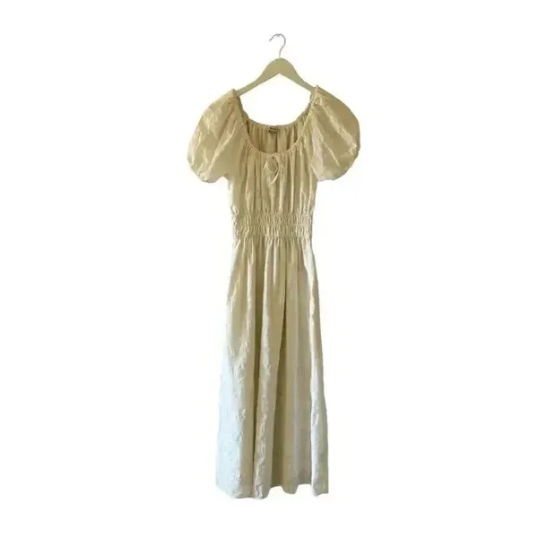 Madewell Women's Sophia Midi Dress in Seersucker Check size XS #1830 - Image 4