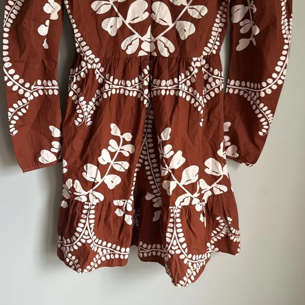 NEW Beyond by Vera Heidi mini dress HEART BROWN XS - Image 10