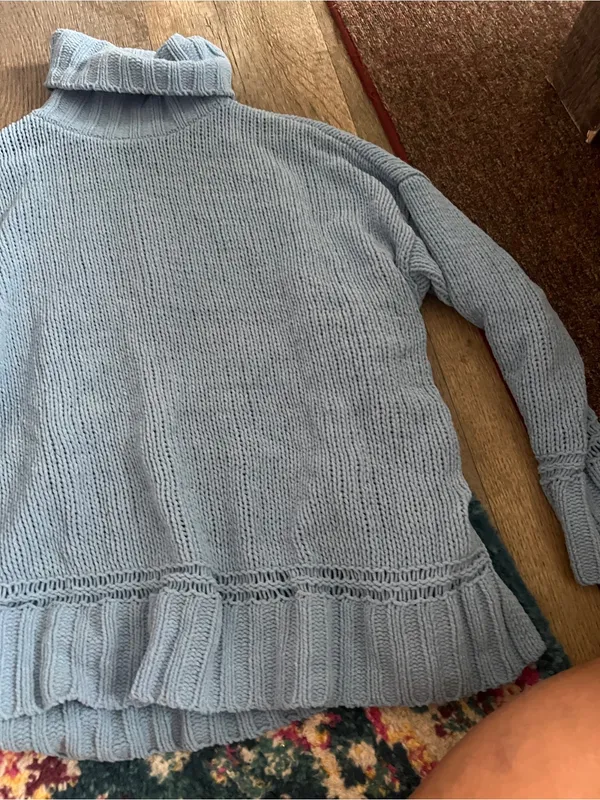 Aerie xs oversized blue sweater - Image 3