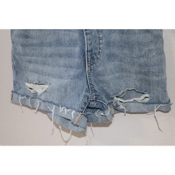 H&M Distressed overalls Shorts - Image 4