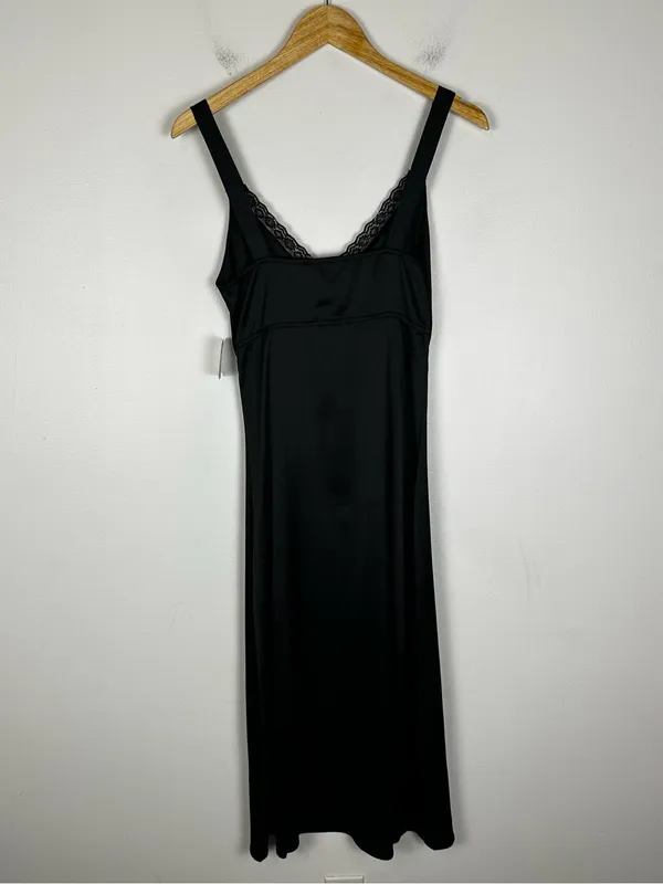 Altar’d State Cara Satin Midi Slip Dress Black 90’s Women’s Sz S - Image 8