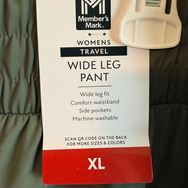 NEW Travel Wide Leg Pant Gorpcore XL Comfort Waistband Pockets - Image 3