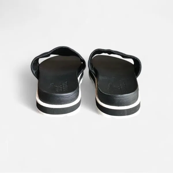 Sorel Black & Sea Salt Roaming Easy Slide Sandals Womens Size 6.5 - Image 5