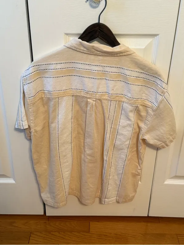 Lemlem Tuuli Cabana shirt in Debre Cream - Image 3