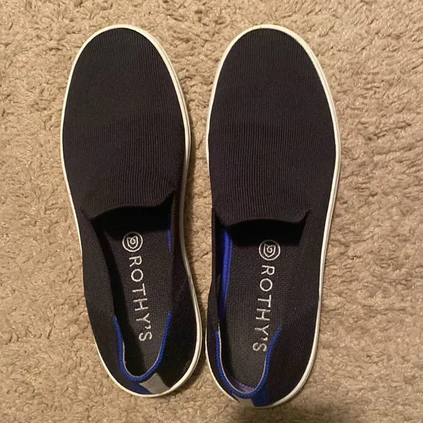 Rothy’s Navy The Original Slip On Sneaker Women’s size 7.5 - Image 6
