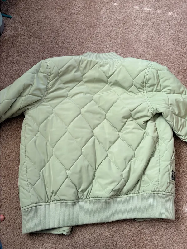 Kimes Ranch Ladies Sage Green Marino's Bomber Jacket - Image 3