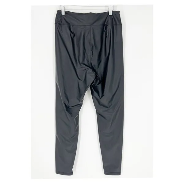 Offline by‎ Aerie Black Faux Leather Leggings Women's Size XL Street Style - Image 3