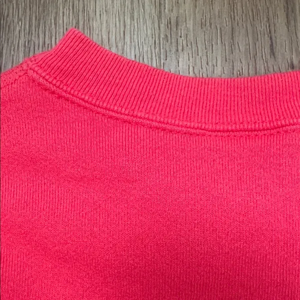 Vintage‎ Pink Embroidered Texas Crew Neck Sweatshirt - Image 6