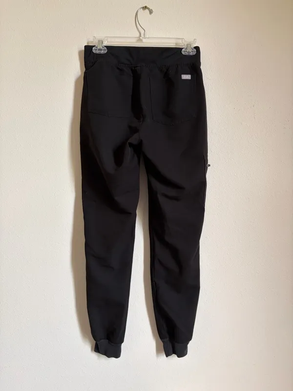 FIGS Zamora Jogger Scrub Pants | XS regular | Black - Image 2