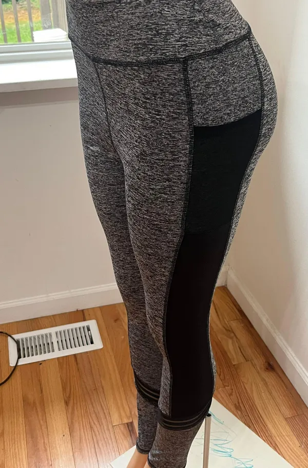 Legging Sport Gray Size M petite - Image 2