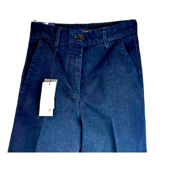 MP Piombo Wide Leg Womens Jeans in Blue size 2 - Image 5