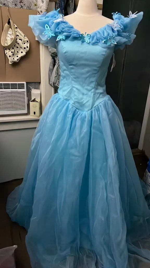 Women's Off Shoulder Quinceanera Ball Gowns Masquerade Princess Long Prom Formal Evening Party Dress - Image 3