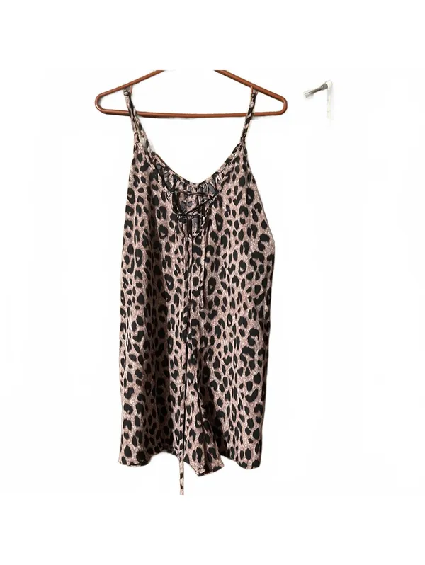 Leopard Print Spaghetti Strap Dress - Image 2