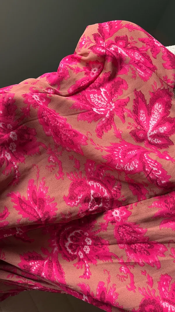Sundae Muse Pink Floral Dress - Image 6